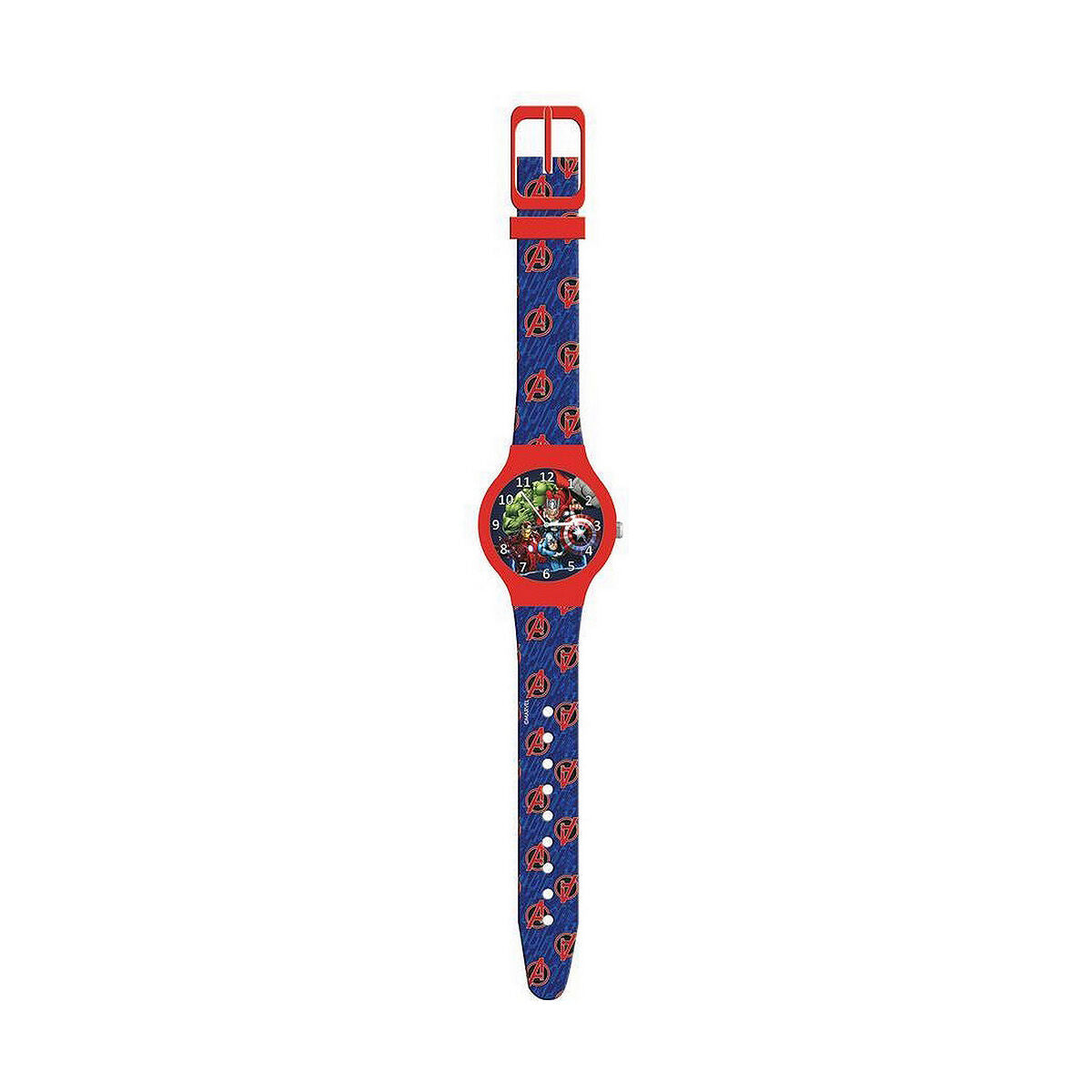 Relógio para bebês Marvel AVENGERS - TIN BOX (Ø 32 mm)