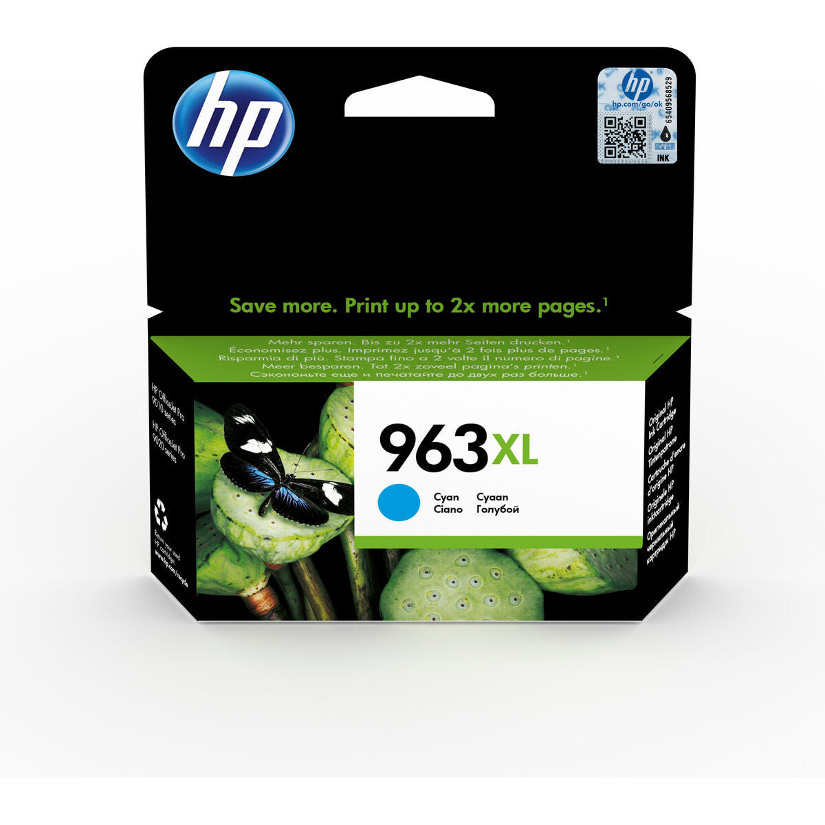 Tinteiro de Tinta Original HP 3JA27AE#301 Ciano (1 Unidade)