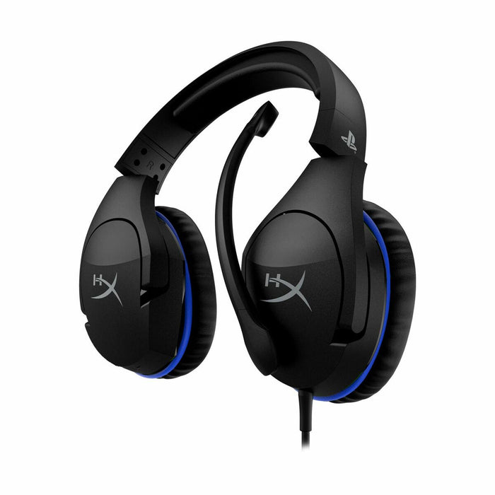 Auriculares com microfone para Vídeojogos Hyperx HyperX Cloud Stinger PS5-PS4 Preto/Azul Azul Preto