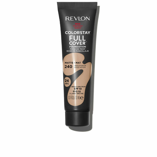 Base de Maquillaje Cremosa Revlon ColorStay Full Cover Nº 240 Medium Beige 30 ml