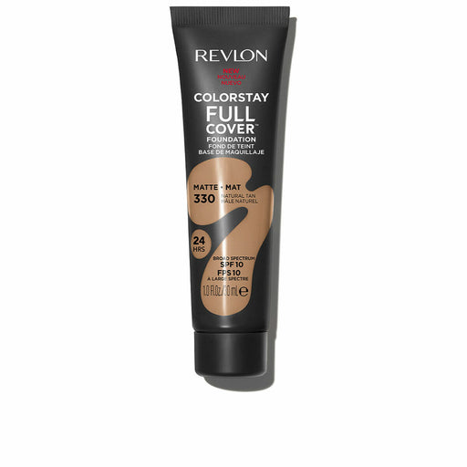 Base de Maquillaje Cremosa Revlon ColorStay Full Cover Nº 330 Natural Tan 30 ml