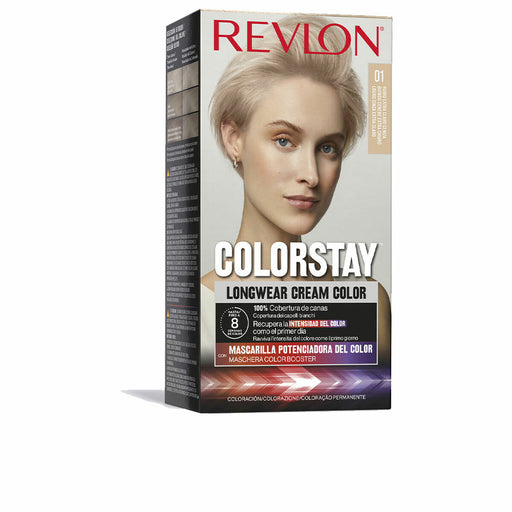 Tinte Permanente Revlon Colorstay Nº 001 Ceniza