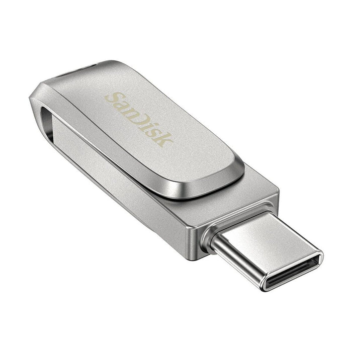 Memória USB SanDisk Ultra Dual Drive Luxe Prateado Aço 32 GB