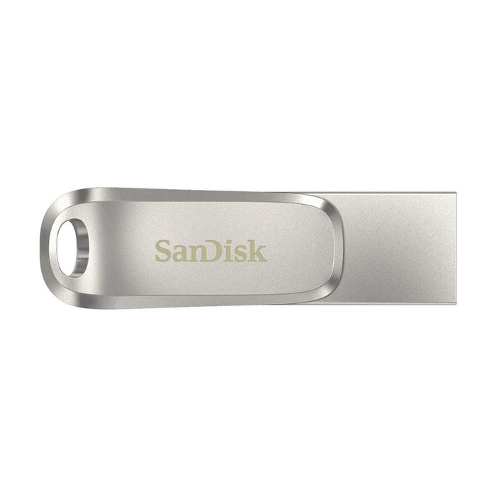Memória USB SanDisk Ultra Dual Drive Luxe Prateado Aço 32 GB