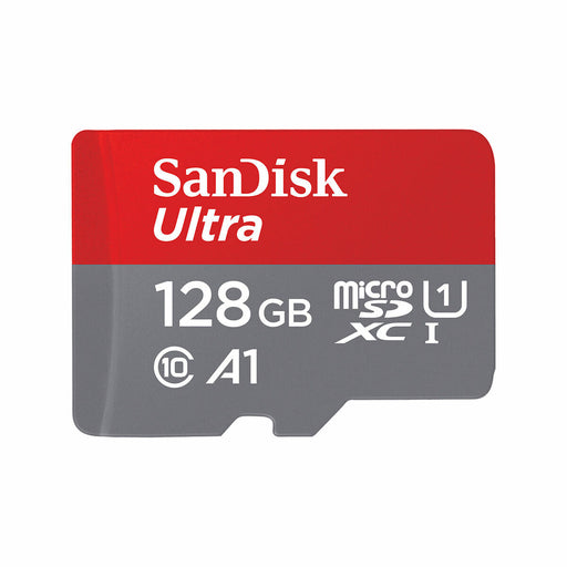 Cartão de Memória Micro SD com Adaptador SanDisk SDSQUNR-128G-GN3MA C10 80 MB/s-100 MB/s