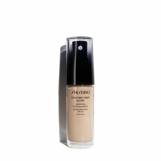 Base de Maquillaje Cremosa Shiseido Synchro Skin Glow Spf 20 Nº 2 (30 ml)