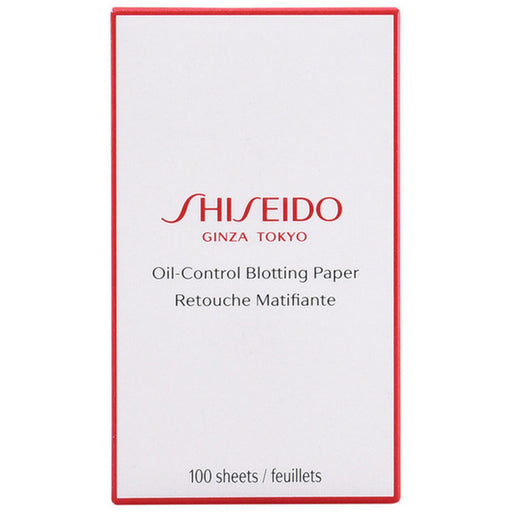 Láminas de Papel Astringente Shiseido The Essentials (100 Unidades)