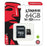 Cartão de Memória Micro SD com Adaptador Kingston SDCS2/128GB exFAT 128 GB