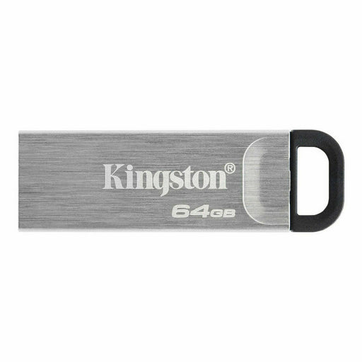 Memória USB Kingston DTKN/64GB Preto Prateado 64 GB