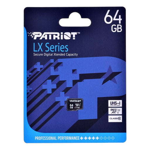 Tarjeta Micro SD Patriot Memory PSF64GMDC10 64 GB