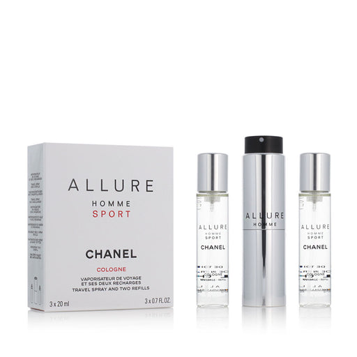Set de Perfume Hombre Chanel 3 Piezas Allure Homme Sport Cologne