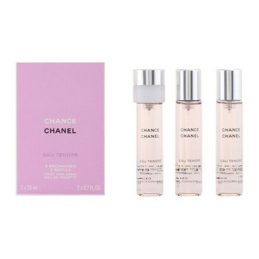 Perfume Mulher Chanel Chance Eau Tendre EDT 3 pcs