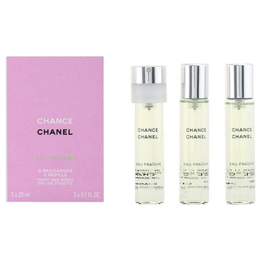 Set de Perfume Mujer Chance Eau Fraiche Chanel (3 pcs) Chance Eau Fraiche