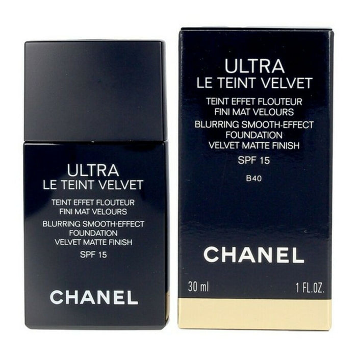 Base de Maquillaje Fluida Ultra Le Teint Velvet Chanel Spf 15