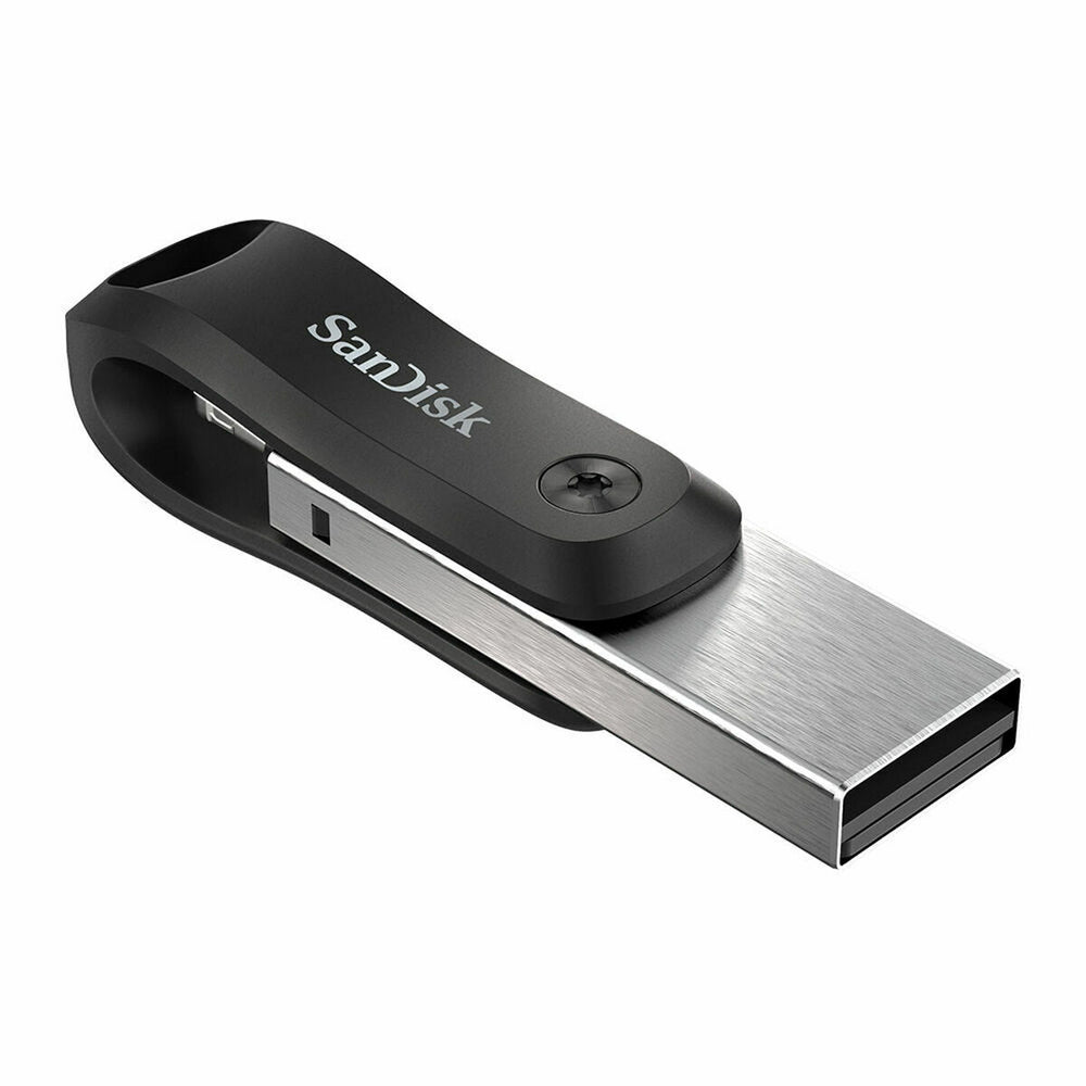Memória USB   SanDisk SDIX60N-128G-GN6NE         Preto Prateado 128 GB