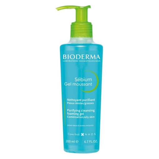 Gel de Limpeza Facial Sebium Bioderma Sebium Moussant 200 ml (1 Unidade)