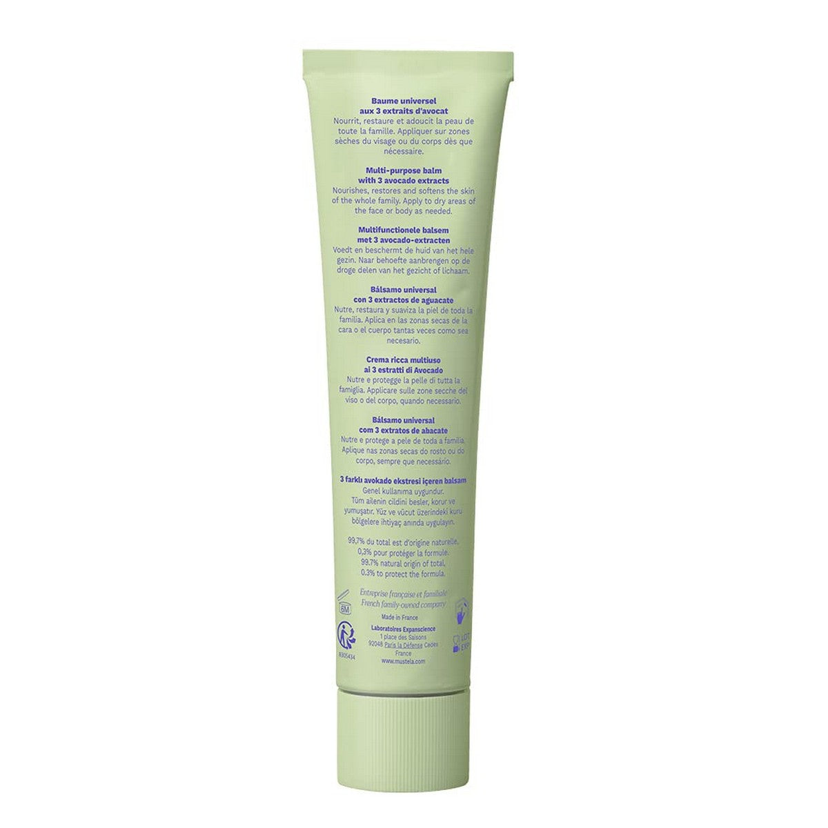 Creme Reparador para Bebés Mustela Bio 75 ml