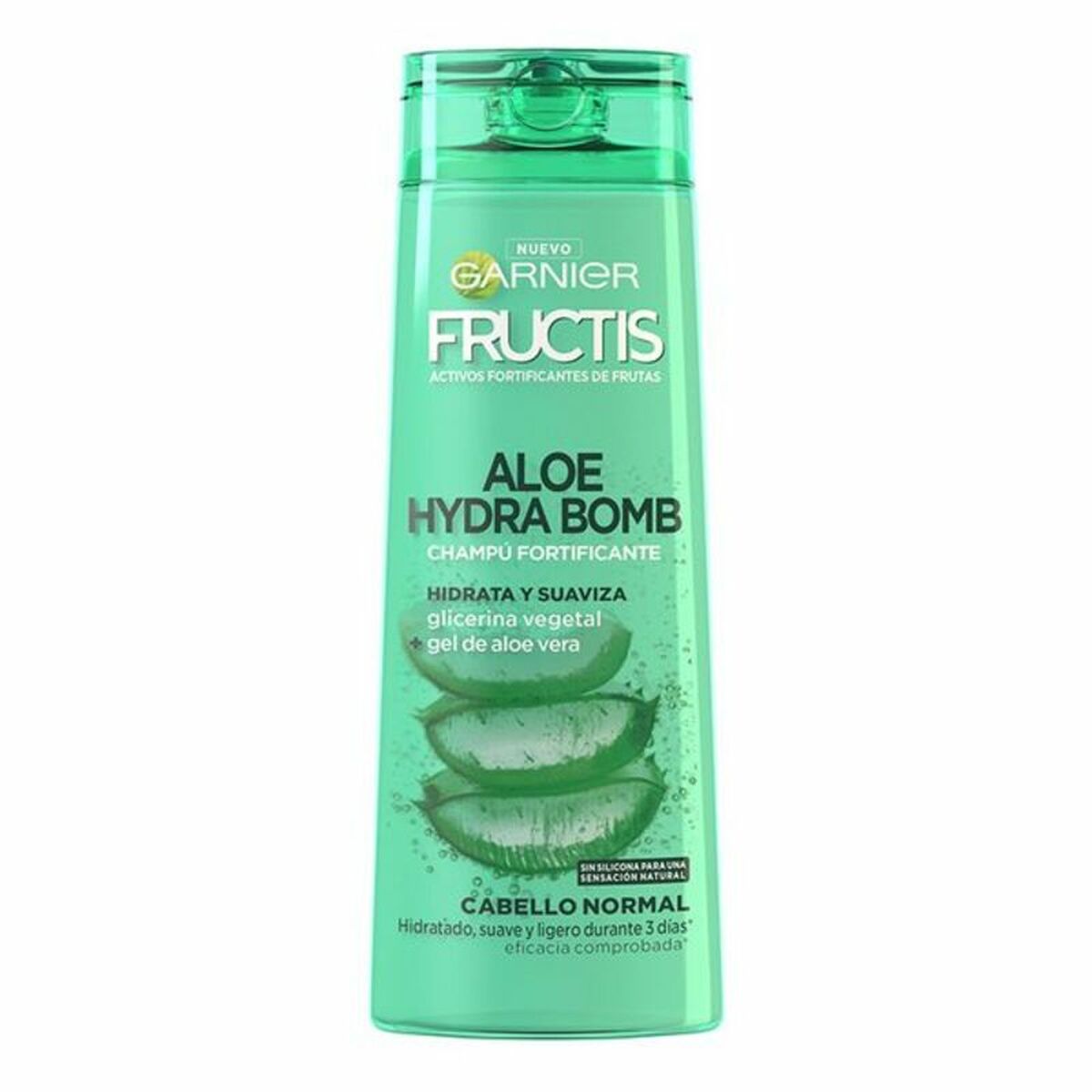 Champô Fortalecedor Aloe Hydra Bomb Fructis (360 ml)