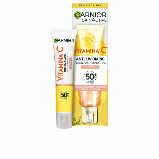 Fluido Hidratante Garnier Vitamin C - Glow Antimanchas 40 ml
