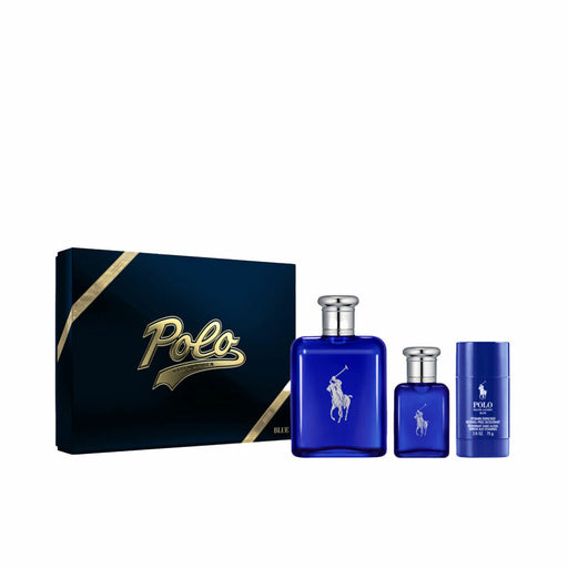 Conjunto de Perfume Homem Ralph Lauren Polo Blue 3 Peças