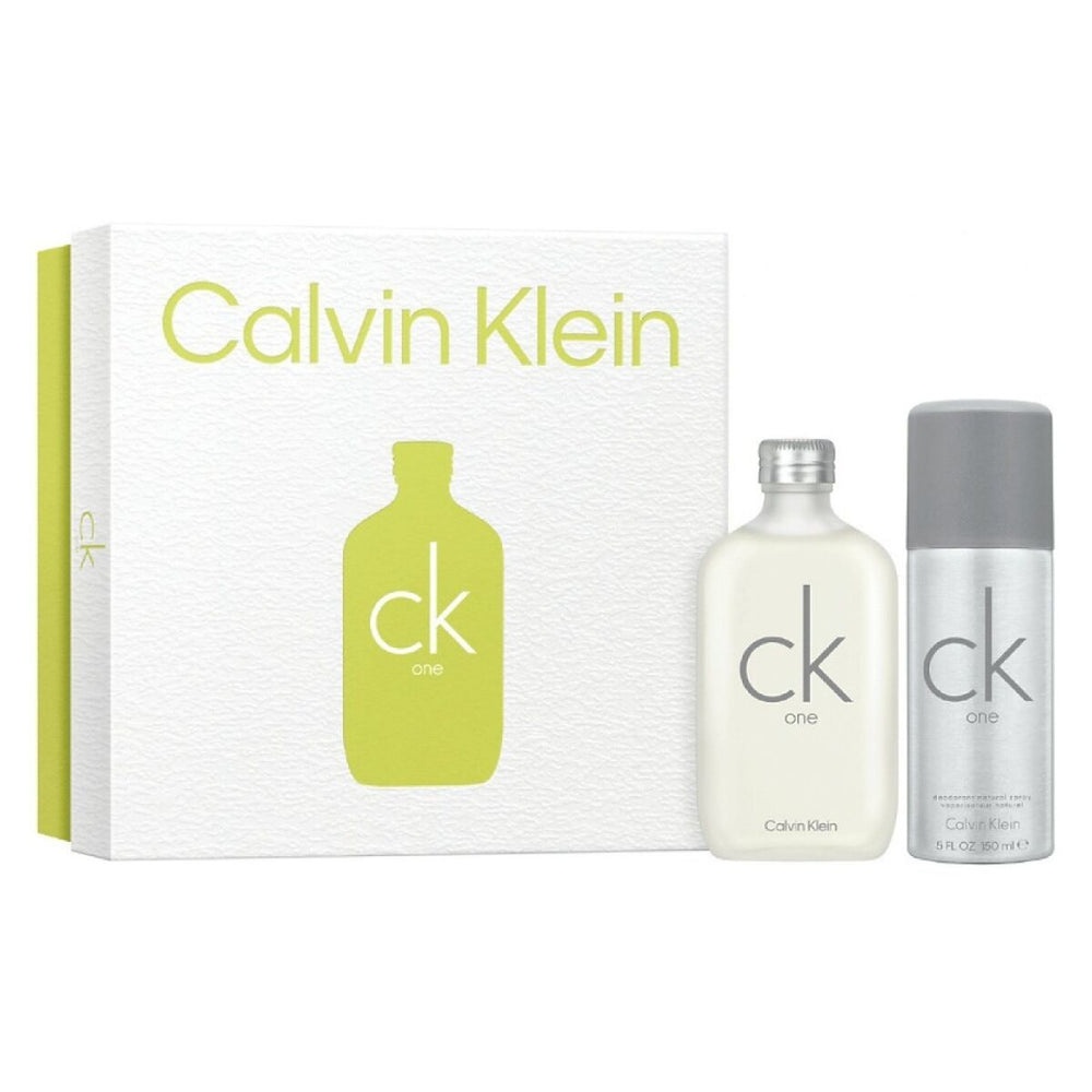 Conjunto de Perfume Unissexo Calvin Klein Ck One 2 Peças