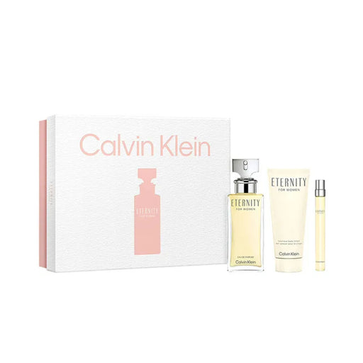 Conjunto de Perfume Mulher Calvin Klein Eternity EDP 3 Peças