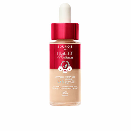 Base de Maquillaje Fluida Bourjois Healthy Mix Sérum Nº 52W Vanilla 30 ml