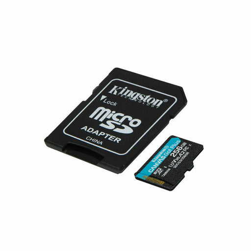 Tarjeta de Memoria Micro SD con Adaptador Kingston Canvas Go! Plus UHS-I 256 GB