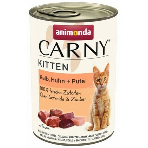 Comida para gato Animonda Carny Frango Peru Vitela 400 g