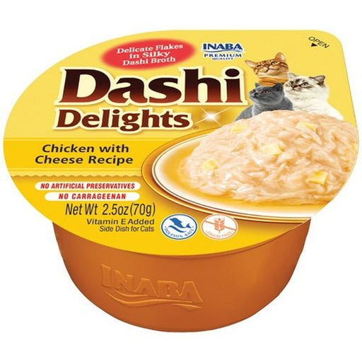 Lanche para Gato Inaba Dashi Delights Frango 70 g