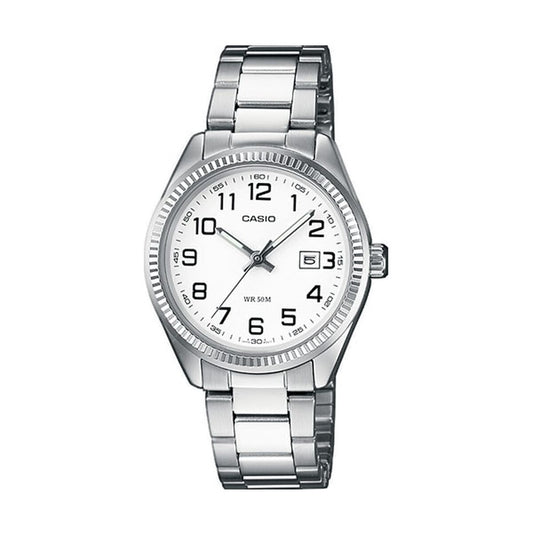 Relógio unissexo Casio COLLECTION Branco Prateado (Ø 30 mm)