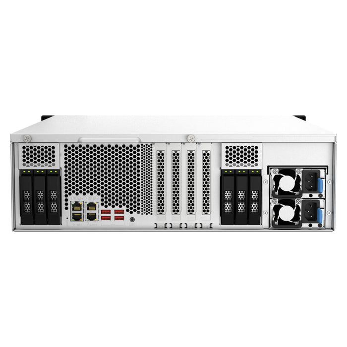 Armazenamento em rede Qnap TS-h2287XU-RP Intel Xeon E-2336 Preto/Branco