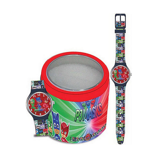 Relógio para bebês PJ Masks PJ MASKS (SUPERPIGIAMINI) – TIN BOX (Ø 33 mm)