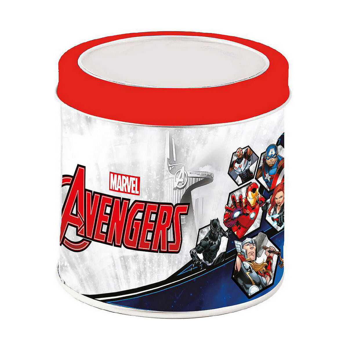 Relógio para bebês Marvel AVENGERS - TIN BOX (Ø 32 mm)