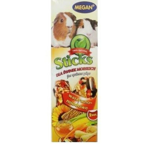 Comida Megan Sticks Mel Vegetal Coelho Roedores 100 g