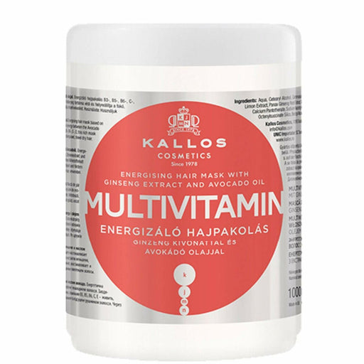 Máscara Capilar Nutritiva Kallos Cosmetics Multivitamin 1 L