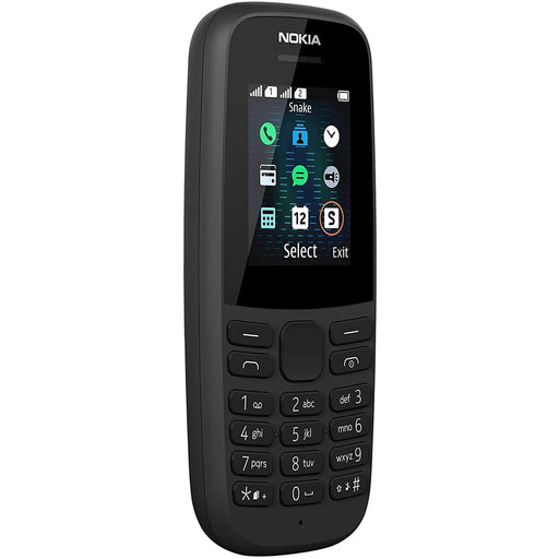 Telefone Telemóvel Nokia 105 2019 1,77" 2 GB Preto