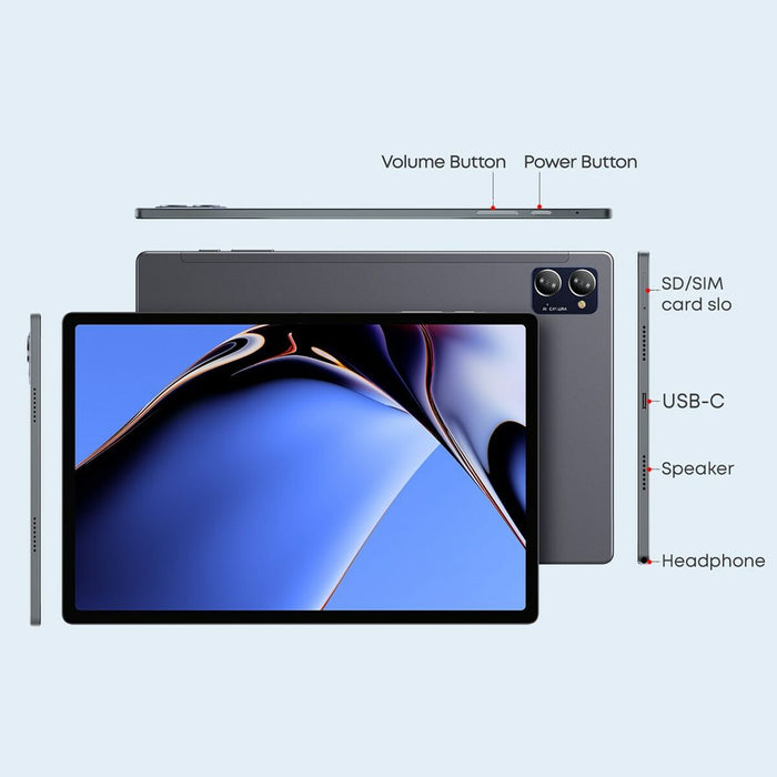 Tablet Chuwi HiPad X Pro 10,5" UNISOC T616 6 GB RAM 128 GB Gris