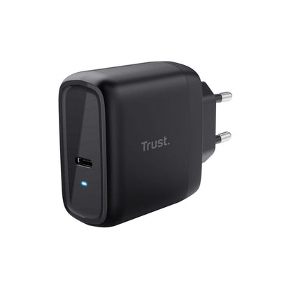 Carregador de Parede + Cabo USB-C Trust Maxo Preto 65 W