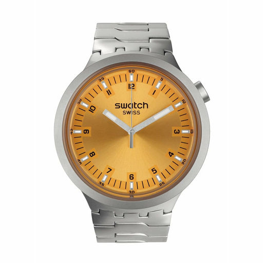 Reloj Unisex Swatch SB07S103G Amarillo Plateado