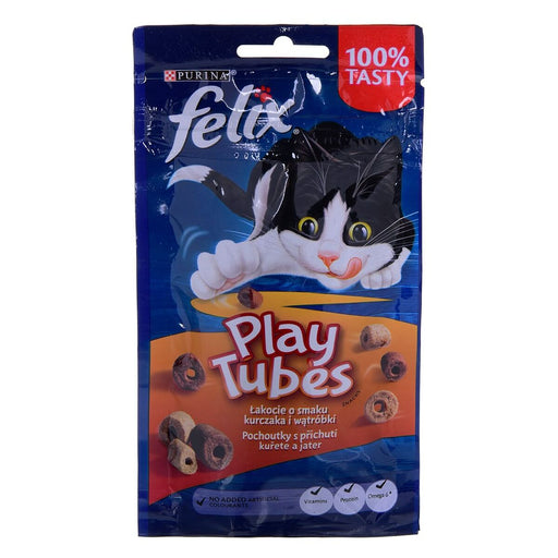 Comida para gato Purina Play Tubes Frango 50 g