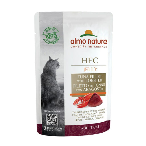 Comida para gato Almo Nature HFC Jelly Atum Peixe 55 g