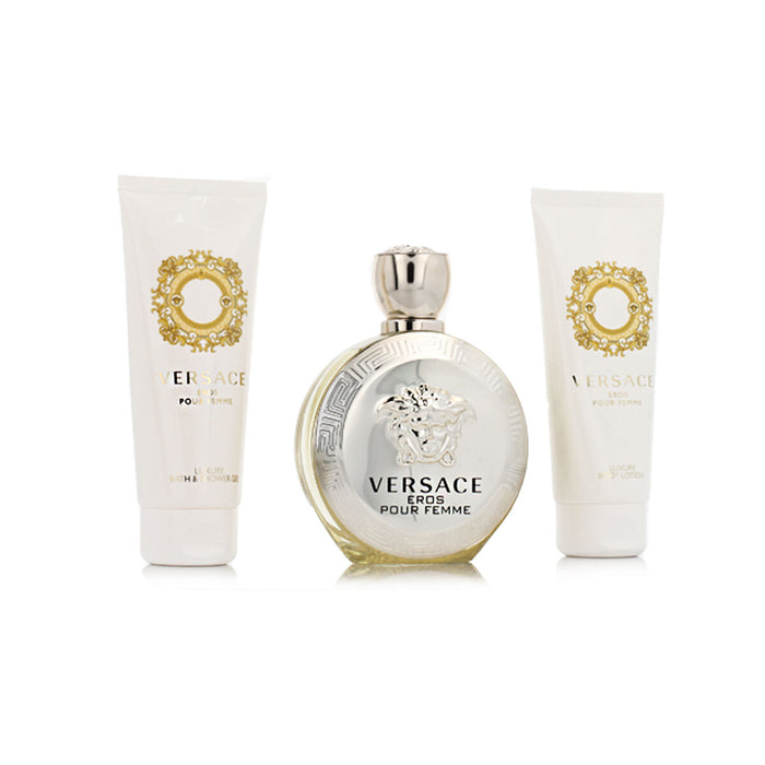 Set de Perfume Mujer Versace EDP Eros 4 Piezas