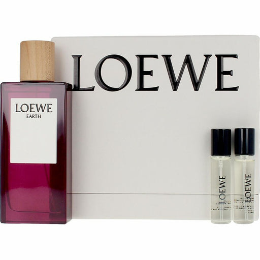 Set de Perfume Unisex Loewe Earth 3 Piezas