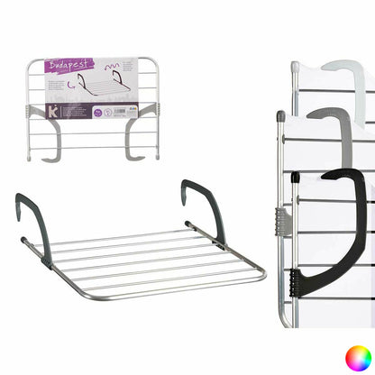 Estendal Kipit WR1013D WR1013D Branco Prateado Cinzento claro Cinzento escuro Alumínio Plástico 63 x 3 x 50 cm 62,5 x 50 x 16,5