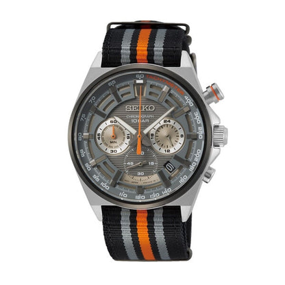 Relógio masculino Seiko SSB403P1 Cinzento