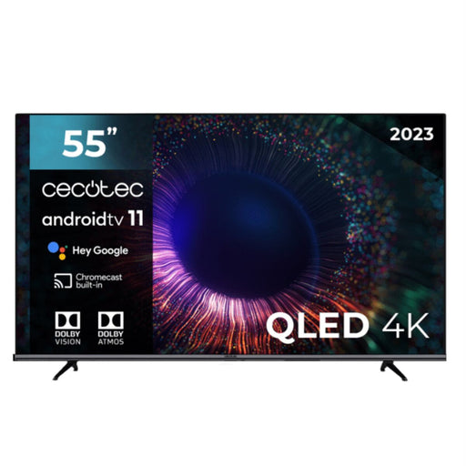 Televisão Cecotec 02568 4K Ultra HD 55" QLED Android TV
