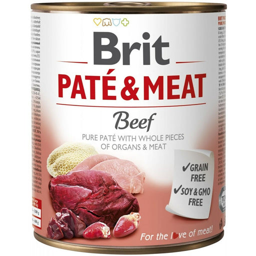 Comida húmeda Brit Paté & Meat Pavo Ternera 800 g