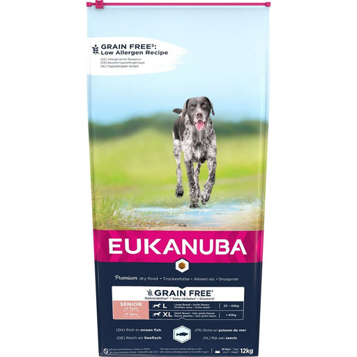 Penso Eukanuba Grain Free Senior large/giant breed Sénior Peixe 20-40 Kg 12 kg