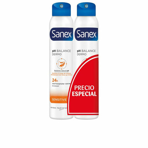 Desodorizante em Spray Sanex Sensitive 2 Unidades 200 ml